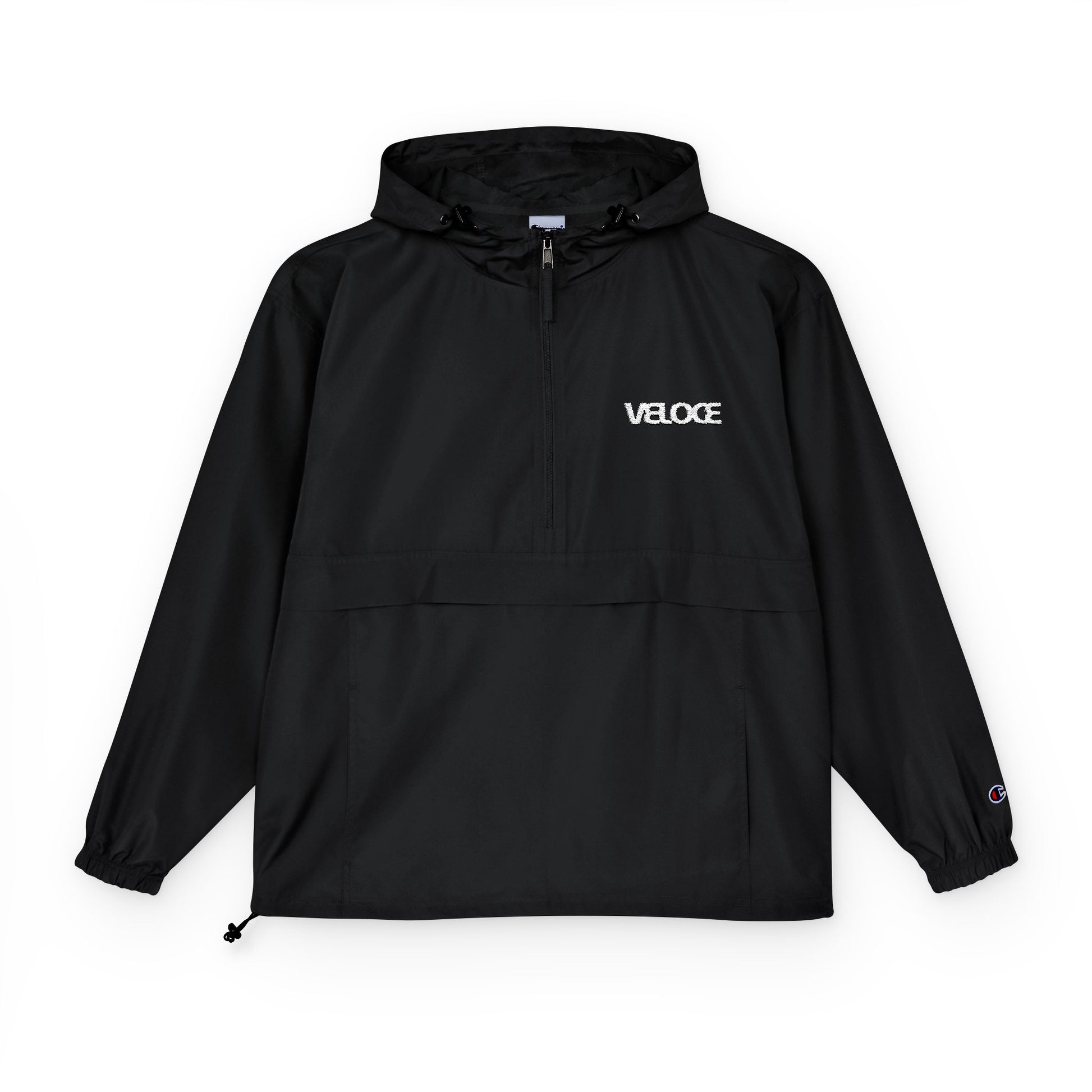VELOCE Champion Packable Anorak Jacket - Embroidered by VELOCE