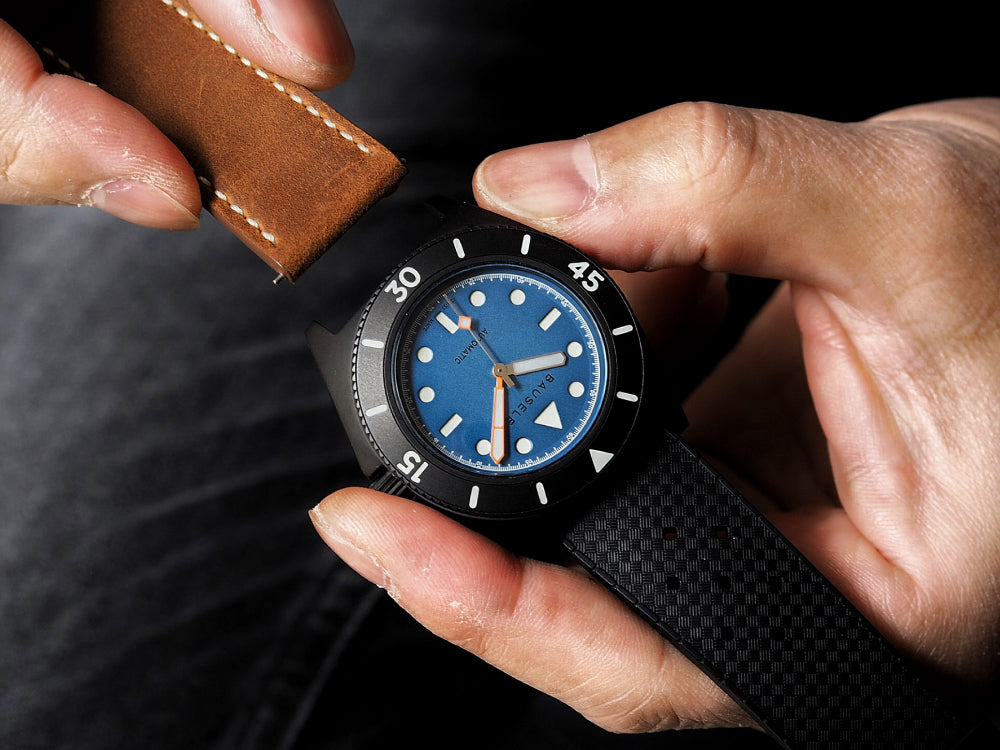 Infinite Sunset Twilight Reef Watch Blue Dial Crown