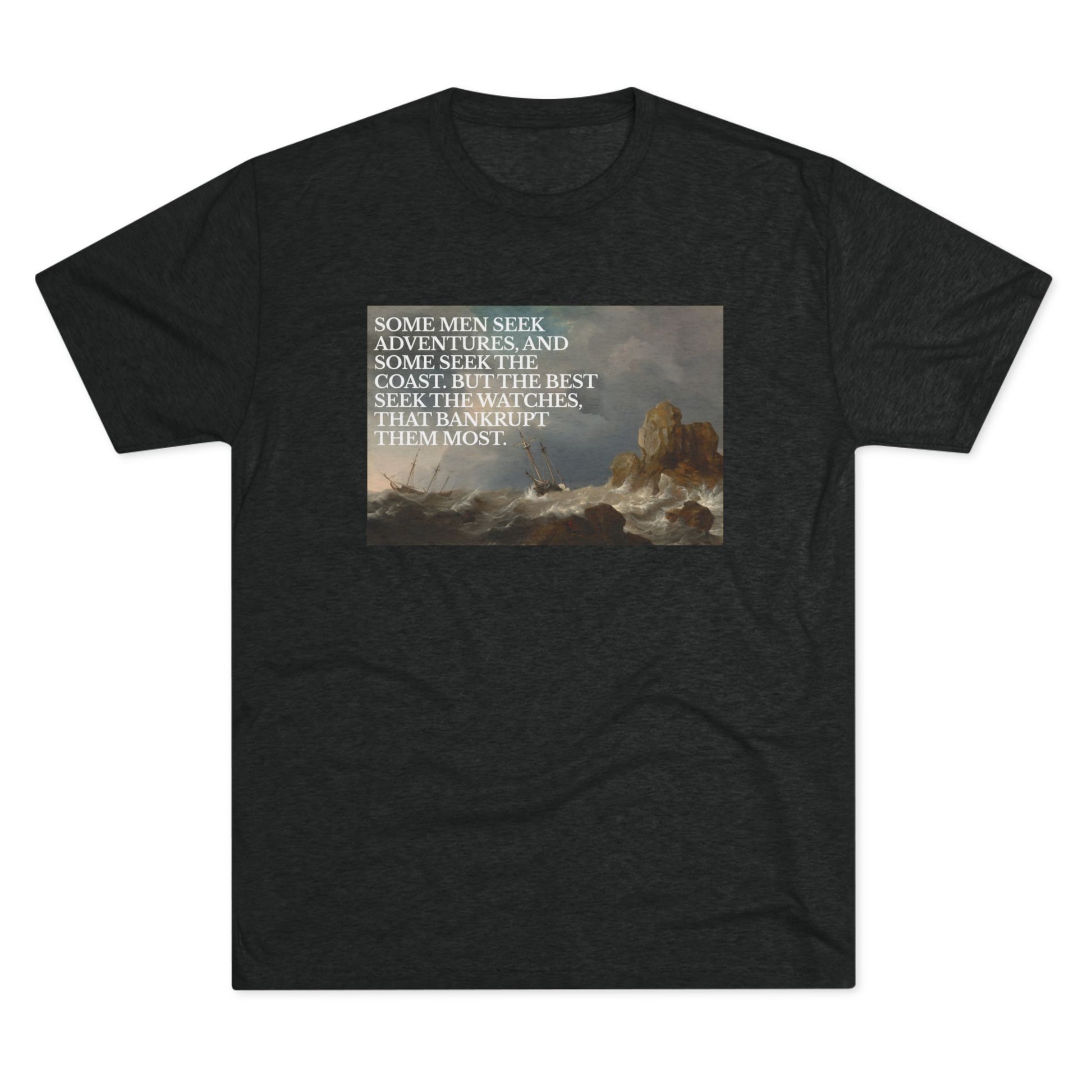 A True Watch Collectors Toast - Tri-Blend Crew Tee by VELOCE