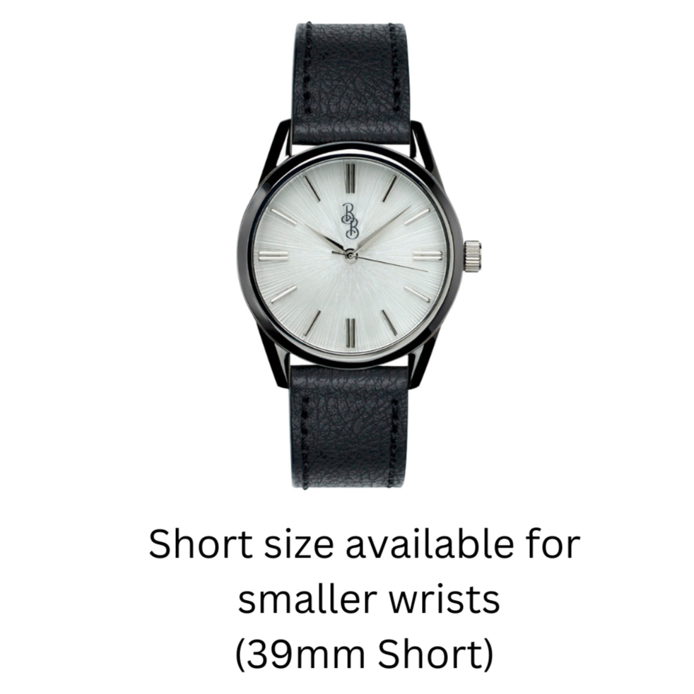 White Sunburst Watch by The Beyond Boring Watch Company