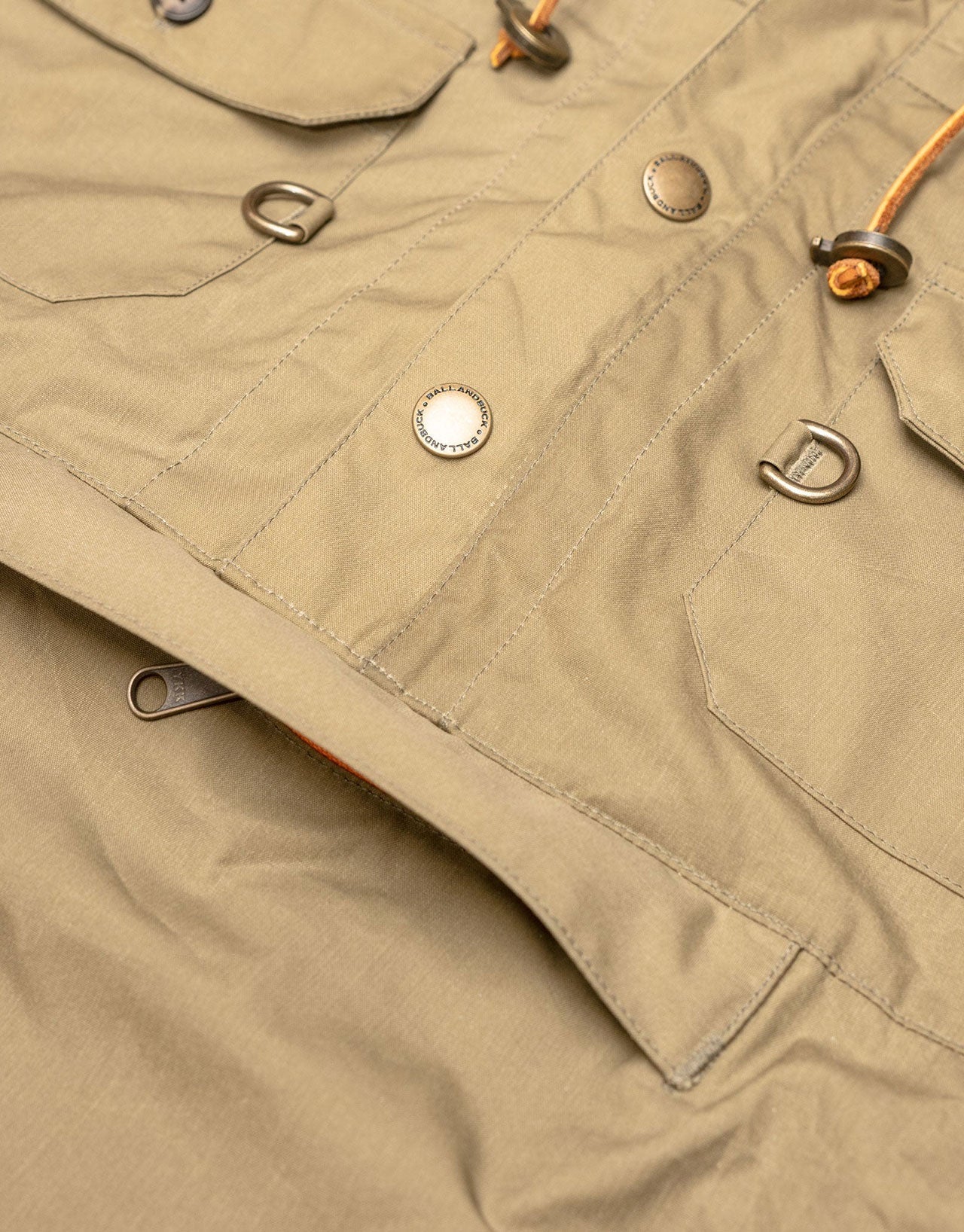 Waxed Cotton Anorak by Ball and Buck