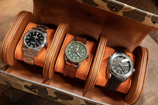 Watch Roll - Signature Leather by Ball and Buck