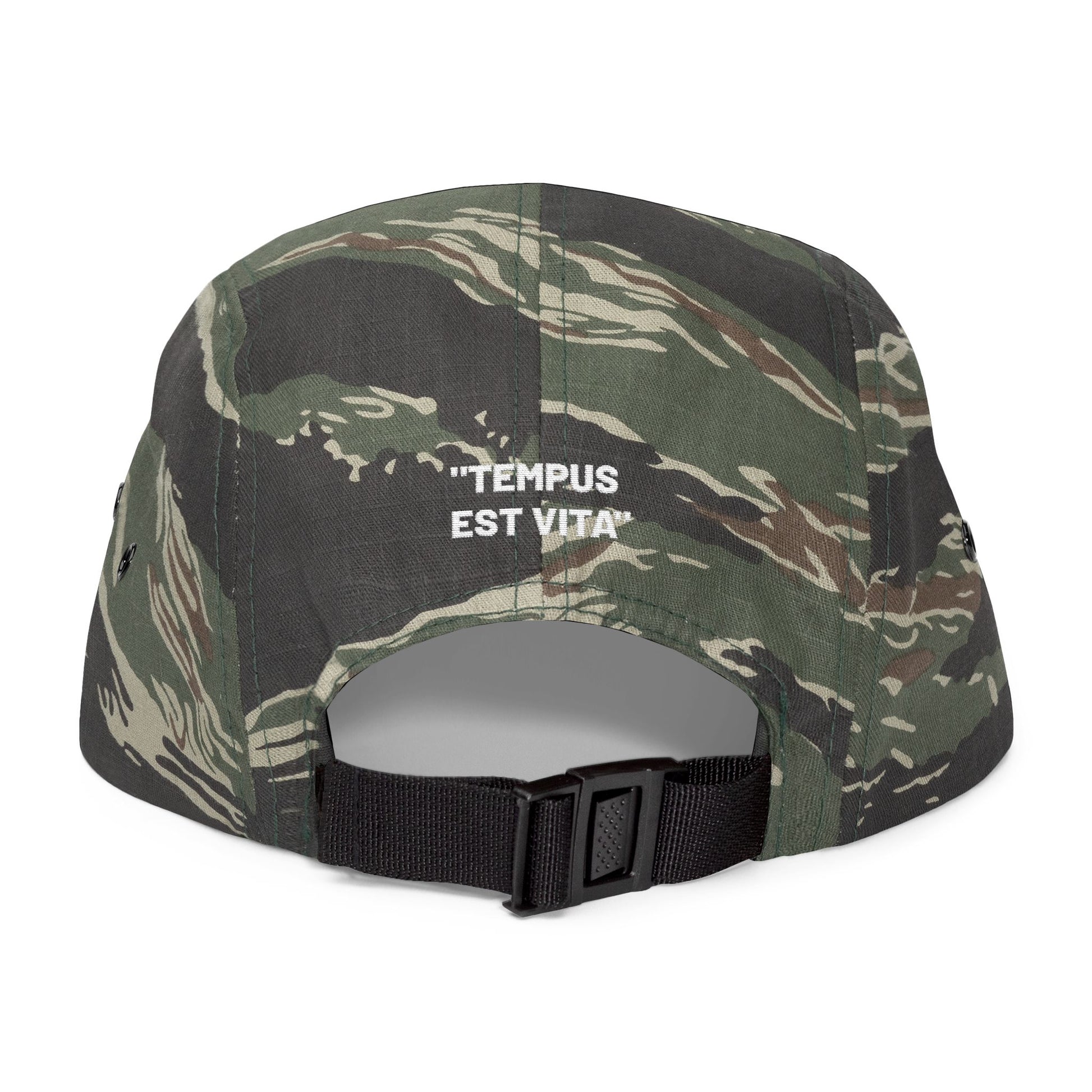 5 Panel Cap VELOCE - Tempus Est Vita Embroidery) by VELOCE