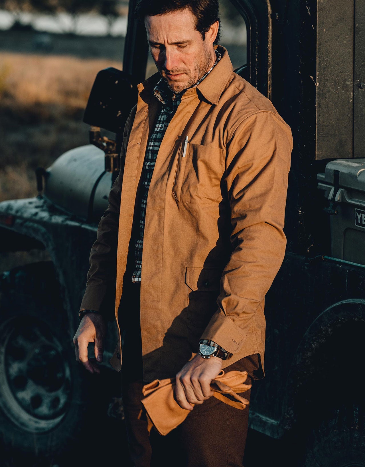 Mariners Overshirt - Duck Canvas by Ball and Buck