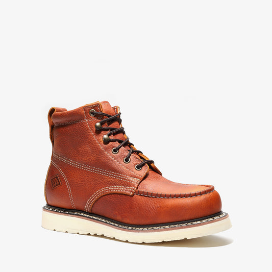 FRONTIER CLASSIC 6" MOC TOE (STEEL TOE) GOLDEN BROWN by Bonanza Boots