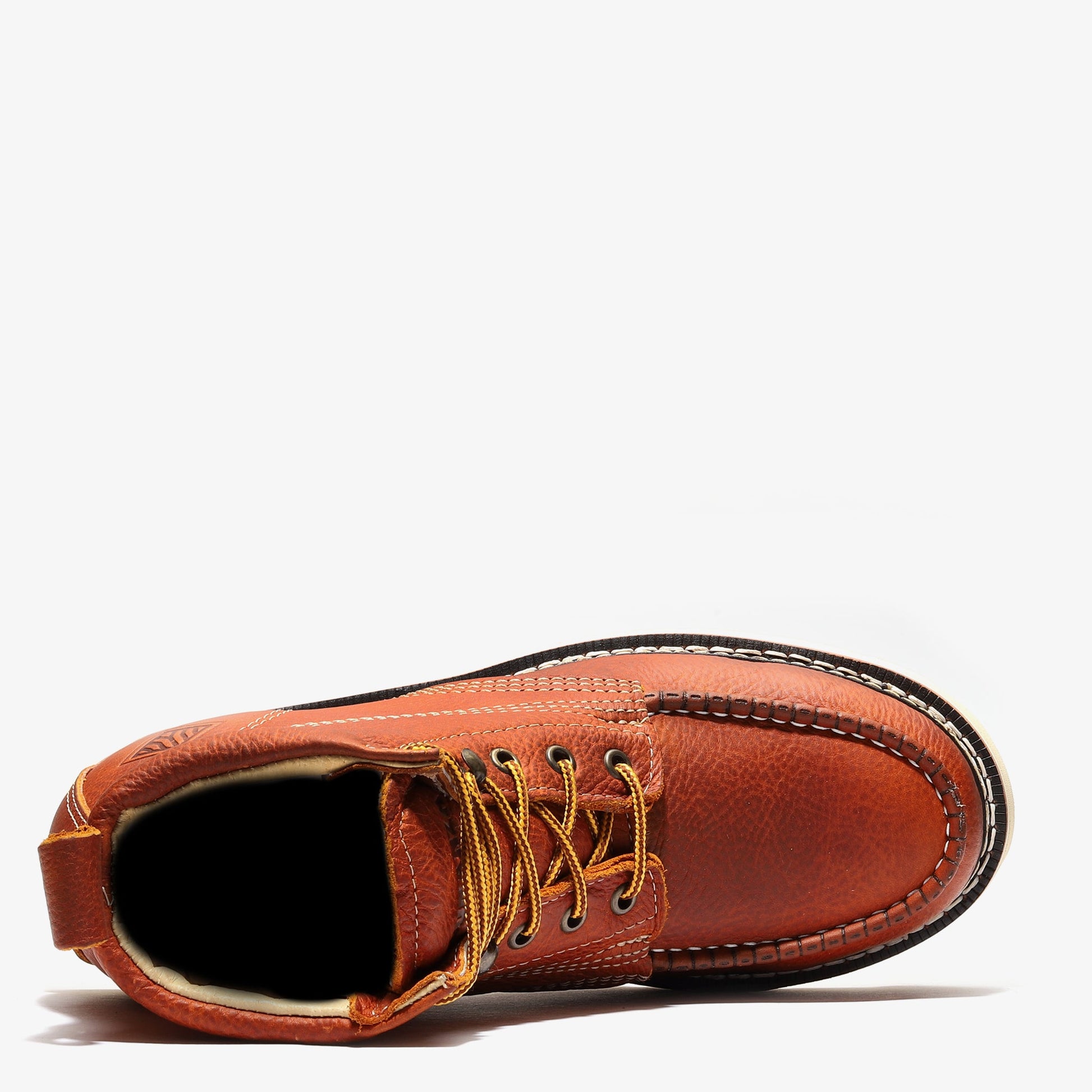FRONTIER CLASSIC 6" MOC TOE (STEEL TOE) GOLDEN BROWN by Bonanza Boots
