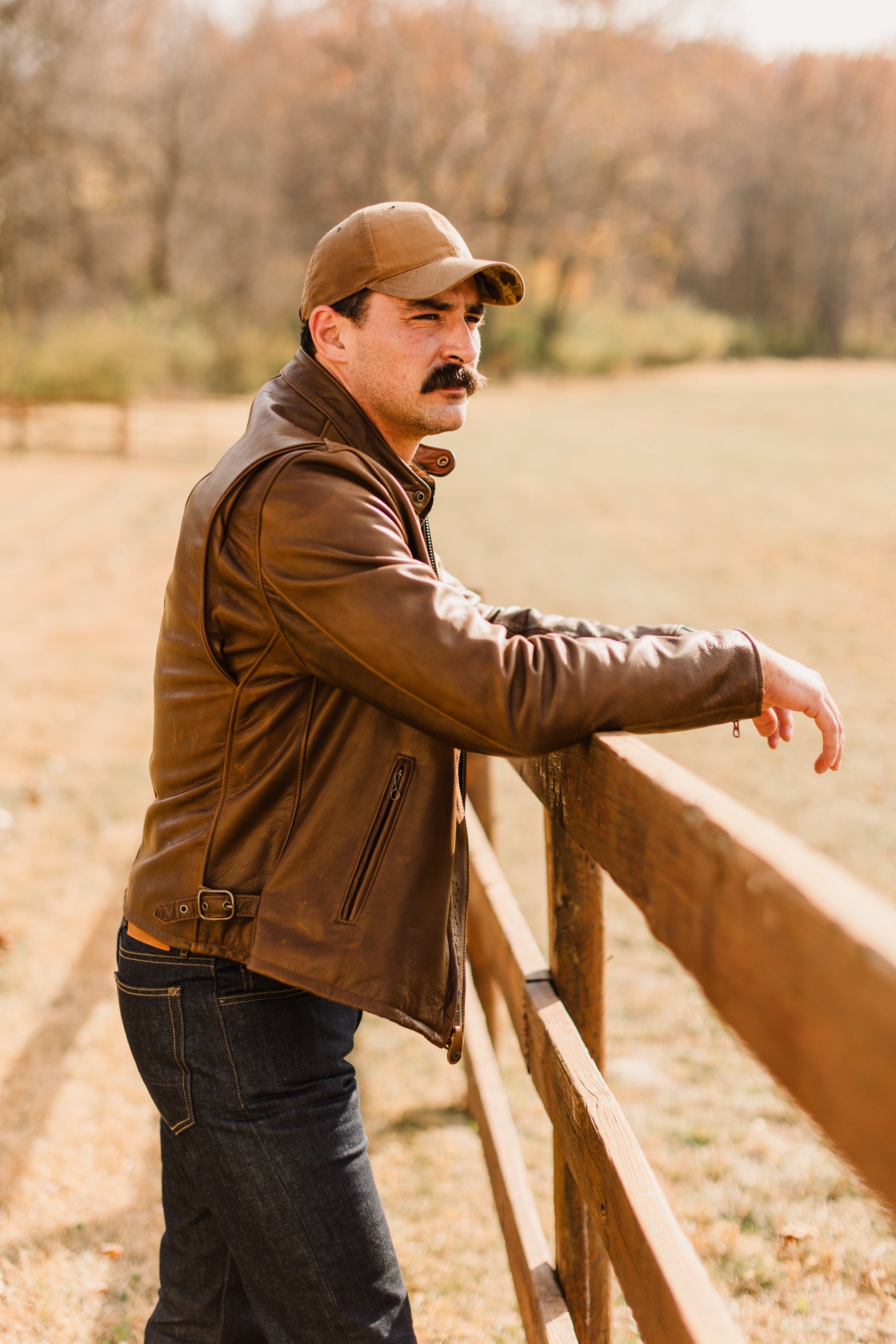 Schott x Ball and Buck Perfecto Leather Jacket by Ball and Buck