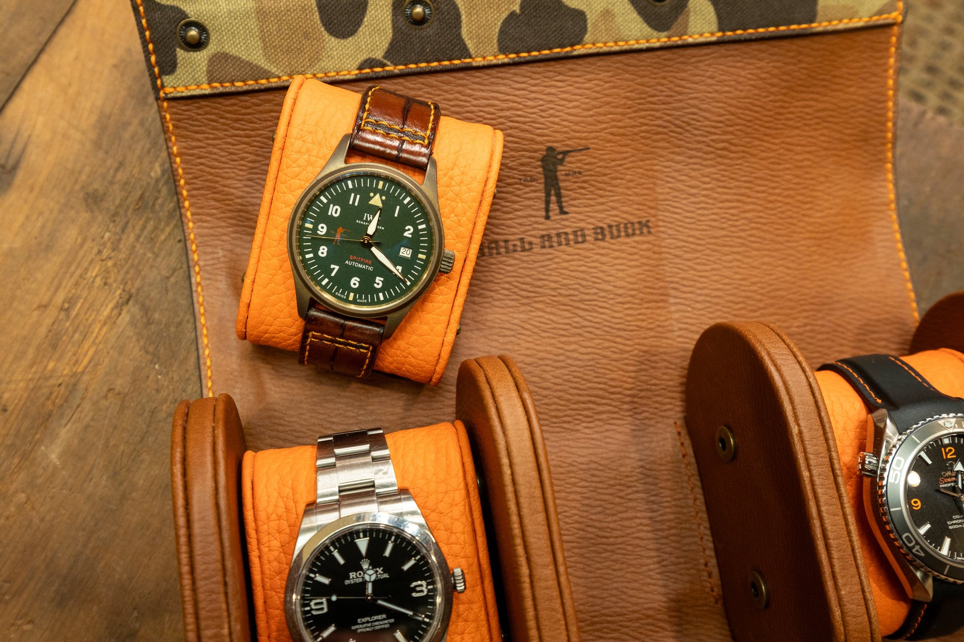 Watch Roll - Signature Leather by Ball and Buck