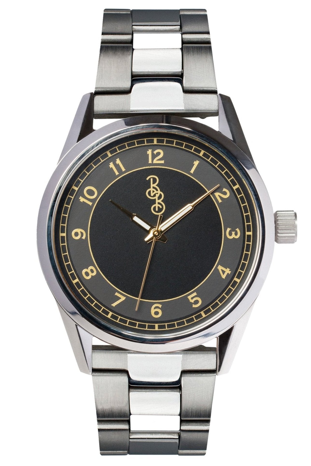 Black and Gold Classic Watch. The Beyond Boring Watch Co.