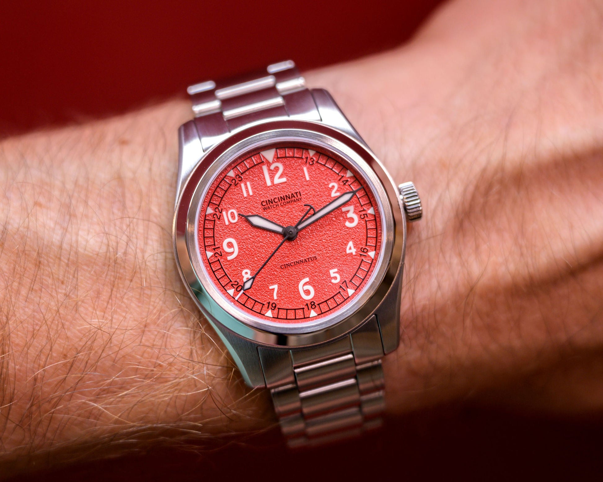 The Cincinnatus Red by Cincinnati Watch Company