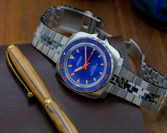 Desk Diver - Professional Electric Blue by Cincinnati Watch Company