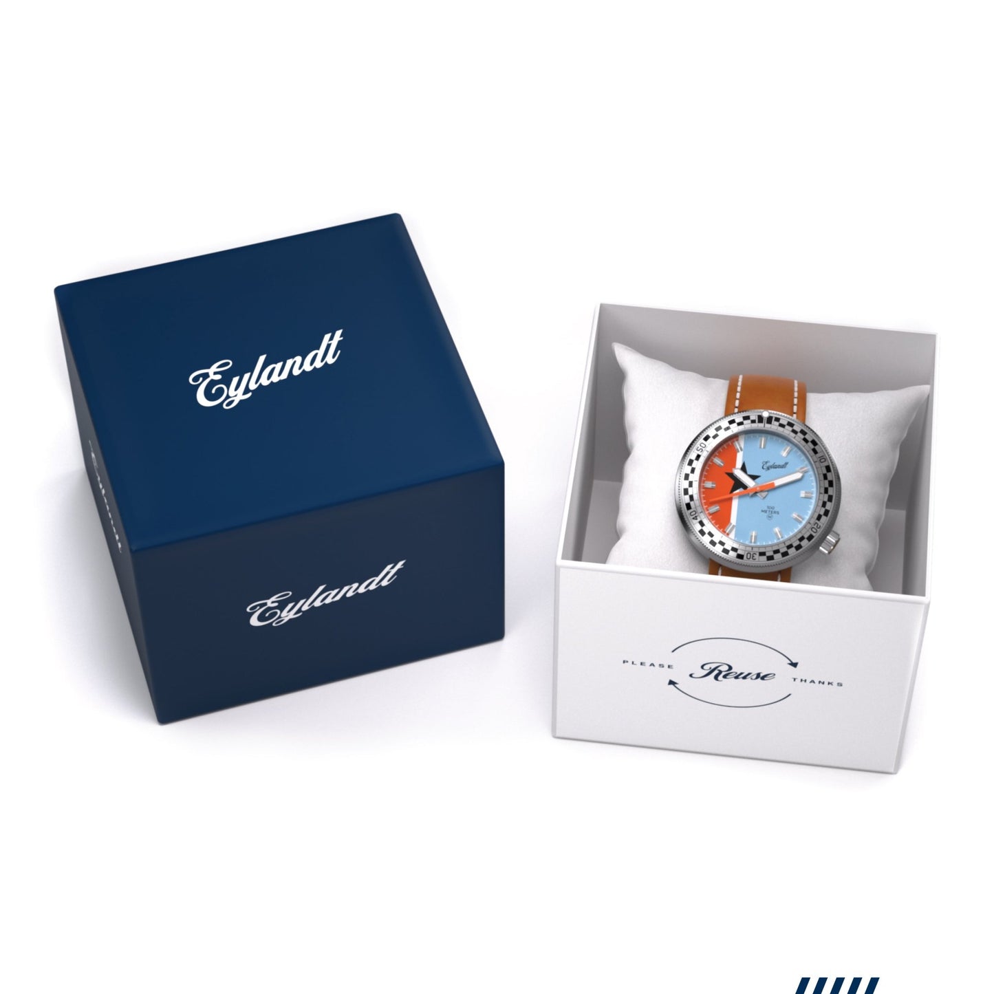 The Snelway Unisex Watch With Blue Dial And Checkered Bezel - Veloce - The App For Watch Collectors