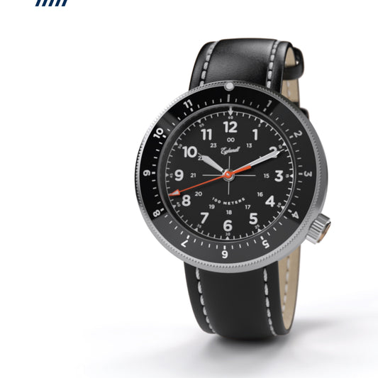 The Avenger Unisex Wristwatch Puck Design Second Time Zone
