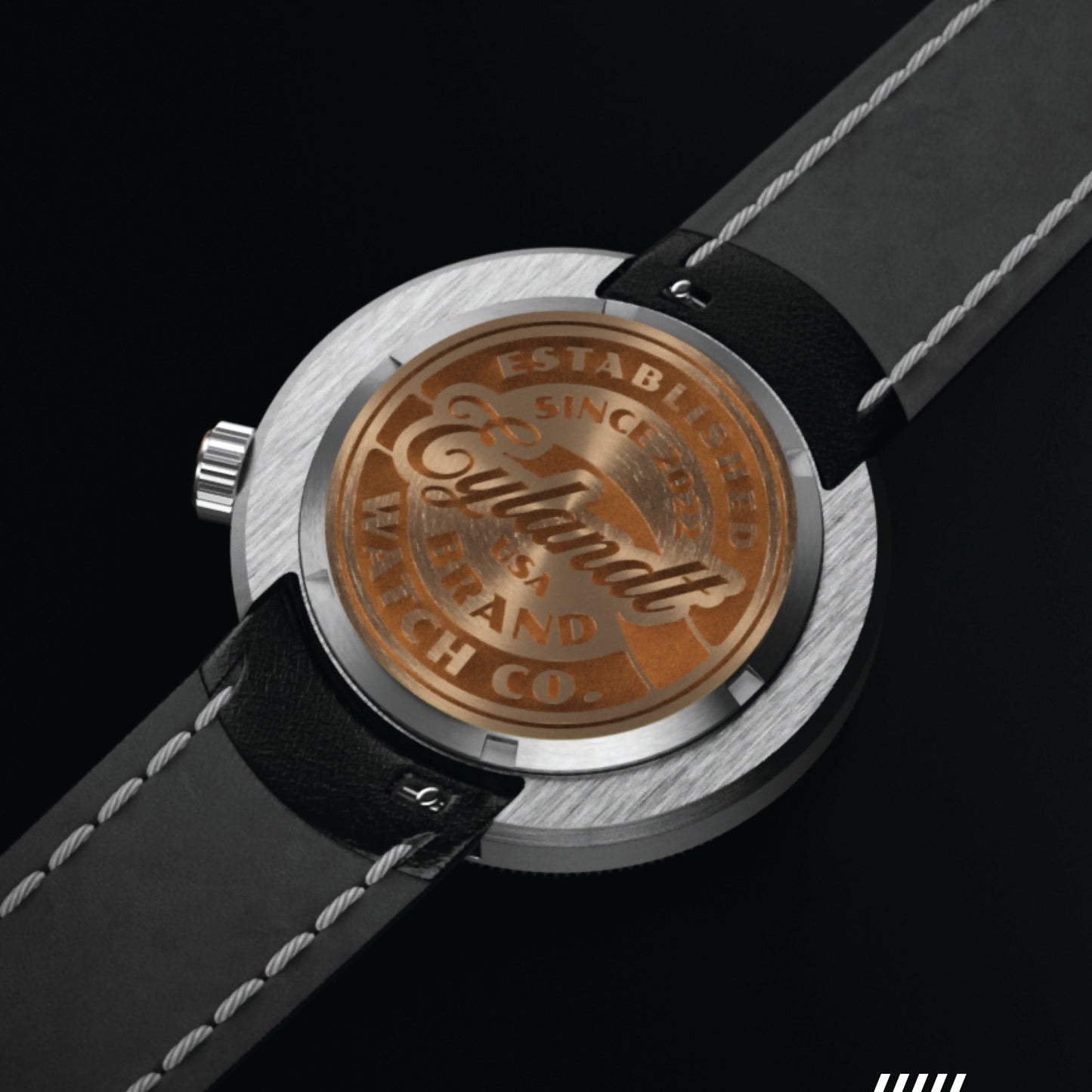The Avenger Unisex Wristwatch Puck Design Second Time Zone