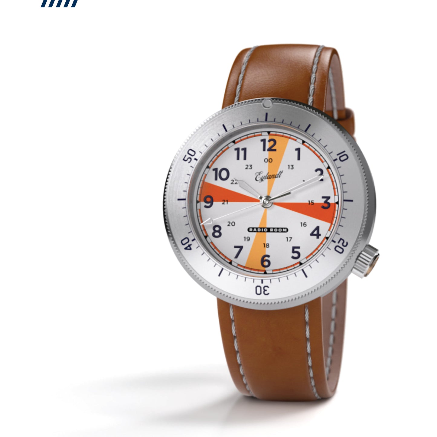 The Radio Room Maritime Lume Dial Unisex Watch Bezel