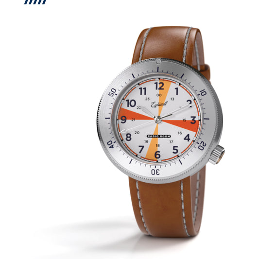 The Radio Room Maritime Lume Dial Unisex Watch Bezel