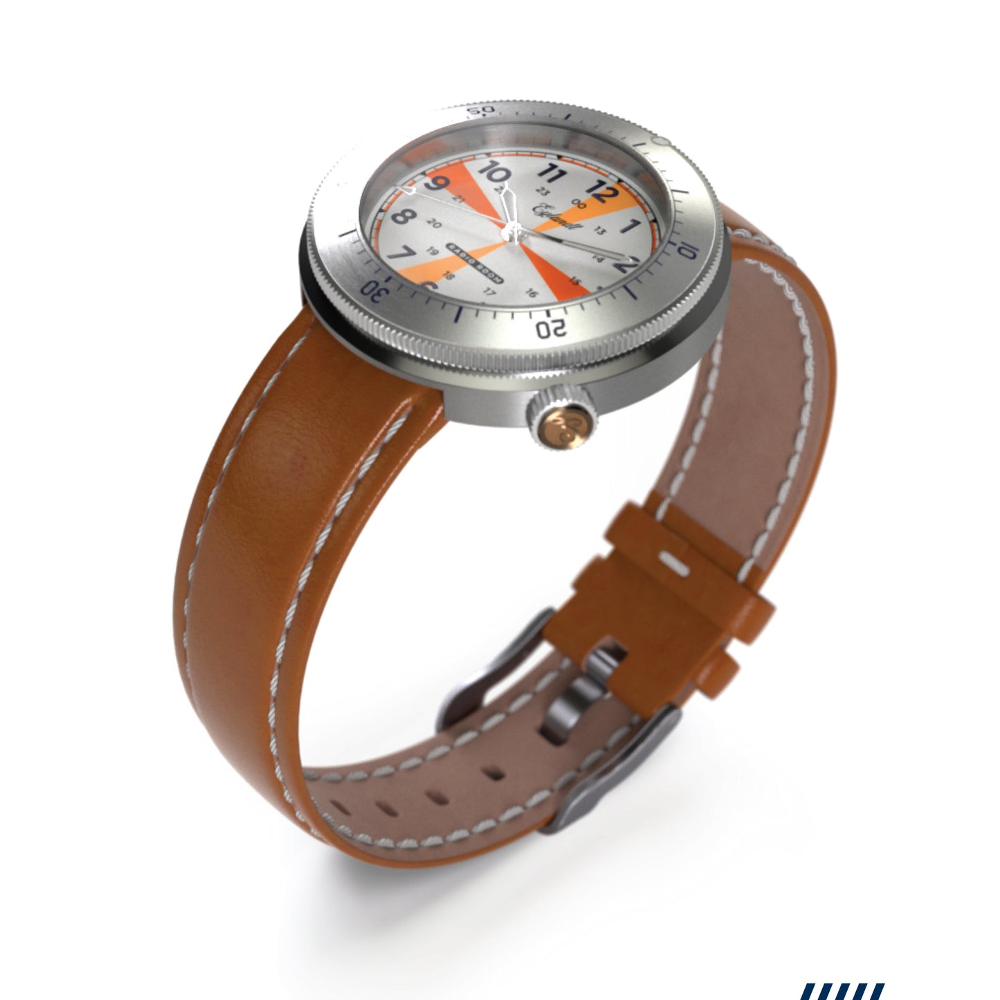The Radio Room Maritime Lume Dial Unisex Watch Bezel