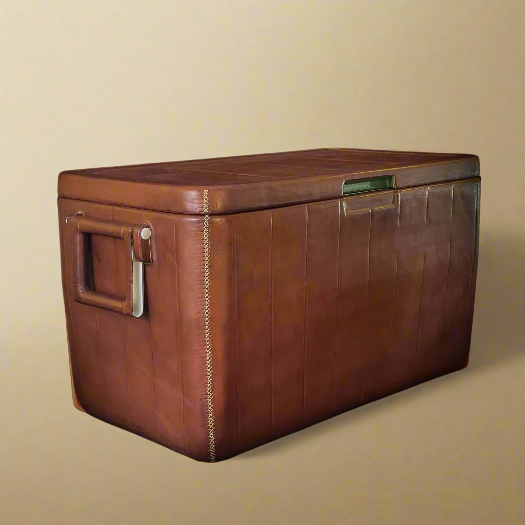 La Familia | XL Leather Cooler with Handles (46L) by Bati