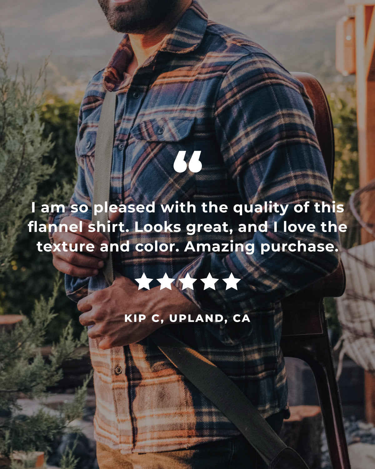 Field Grand Flannel Shirt Heavyweight Pecan Plaid for Men