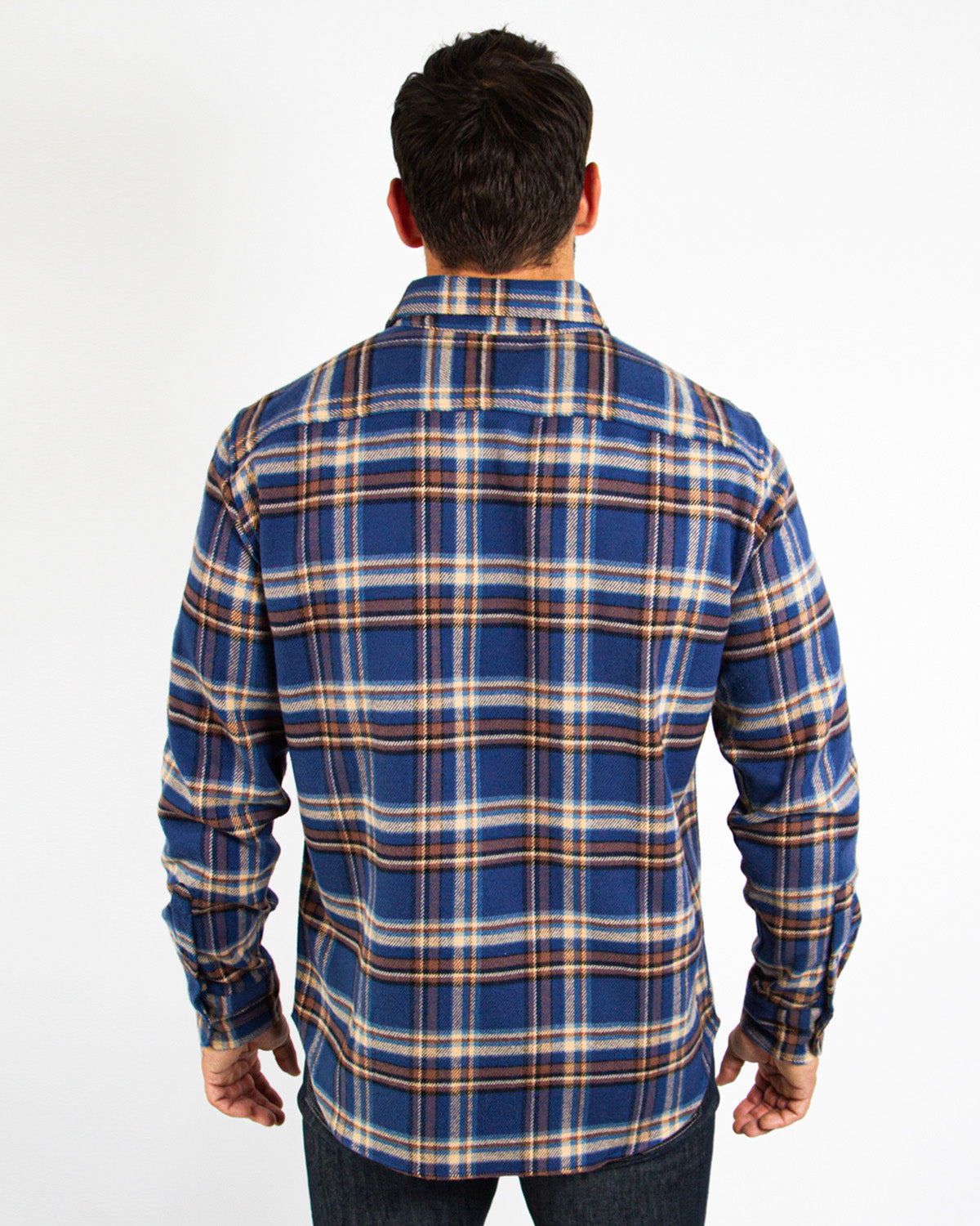 Field Grand Flannel Shirt Heavyweight Pecan Plaid for Men