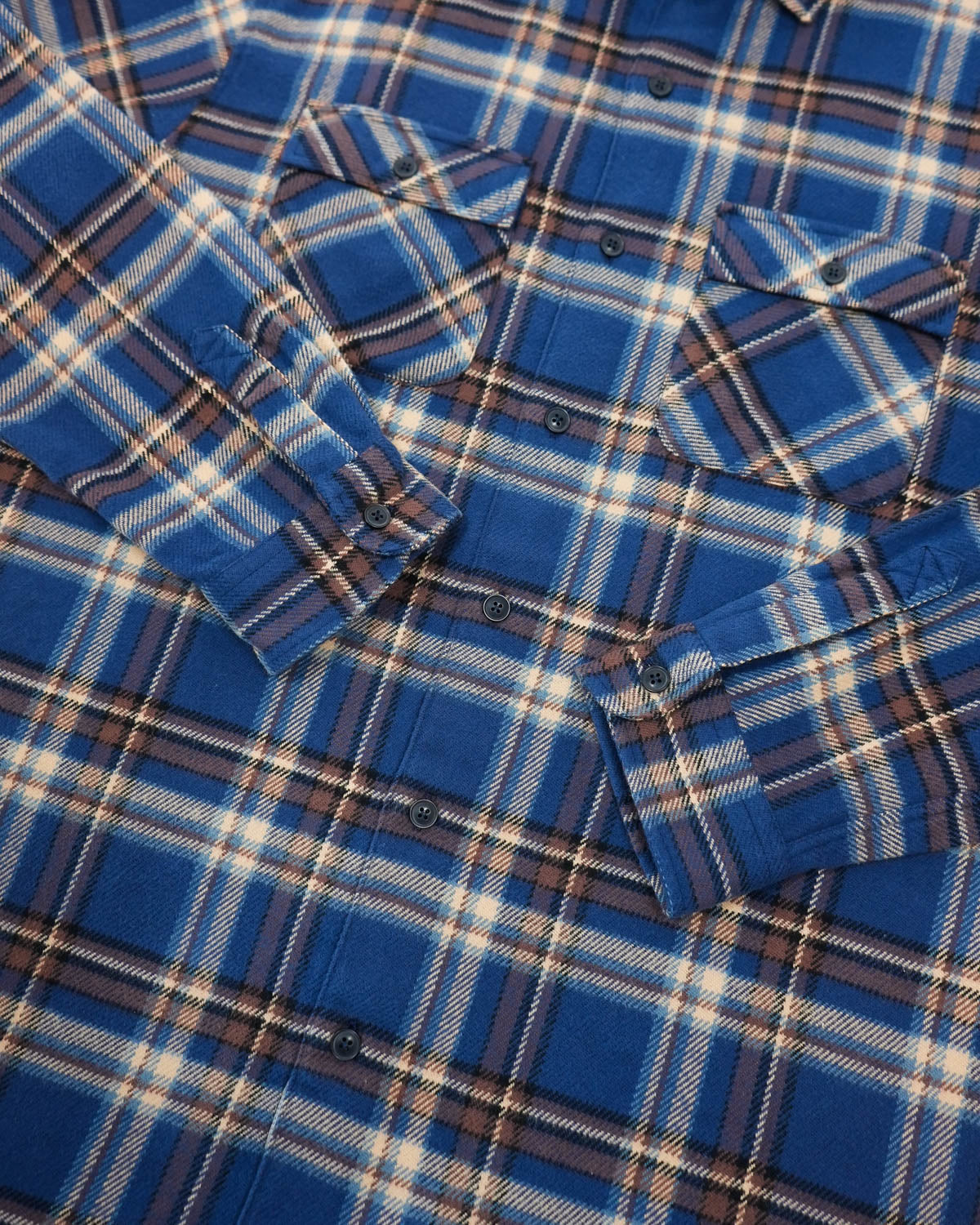 Field Grand Flannel Shirt Heavyweight Pecan Plaid for Men