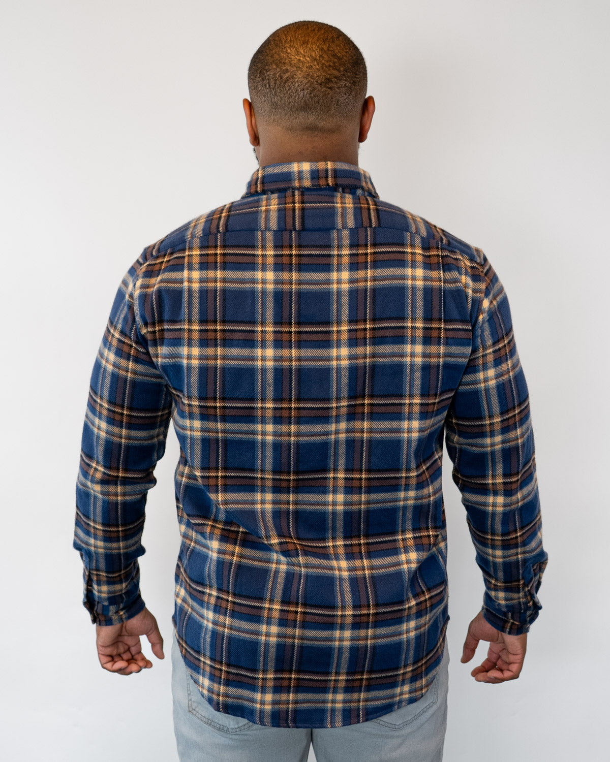 Field Grand Flannel Shirt Heavyweight Pecan Plaid for Men