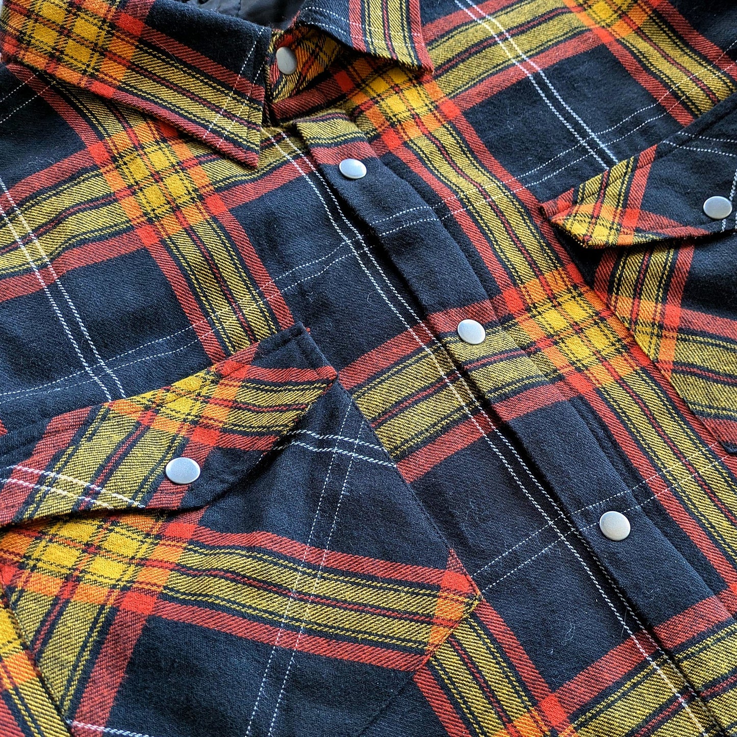 Juniper Insulated Flannel Shacket Black Red Yellow