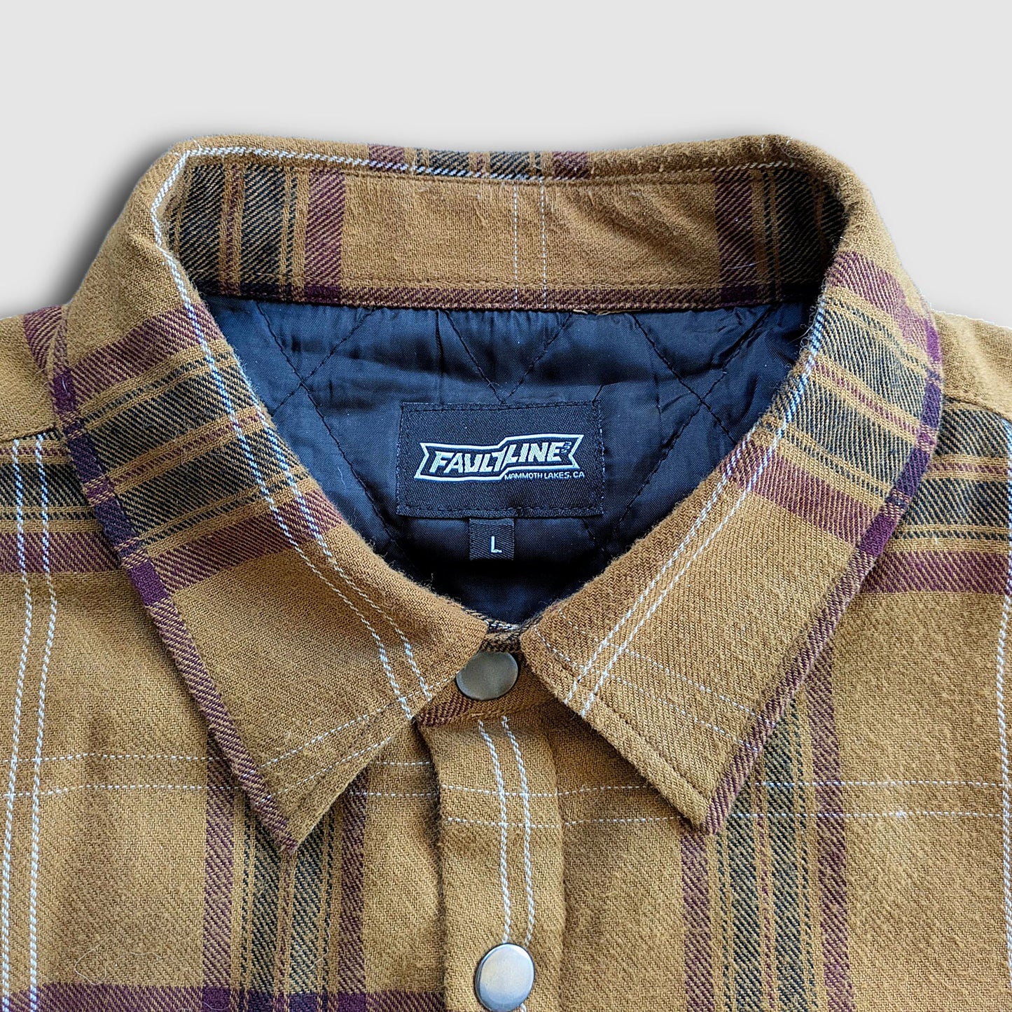 Juniper Insulated Flannel Shacket Dijon Maroon For Outdoors