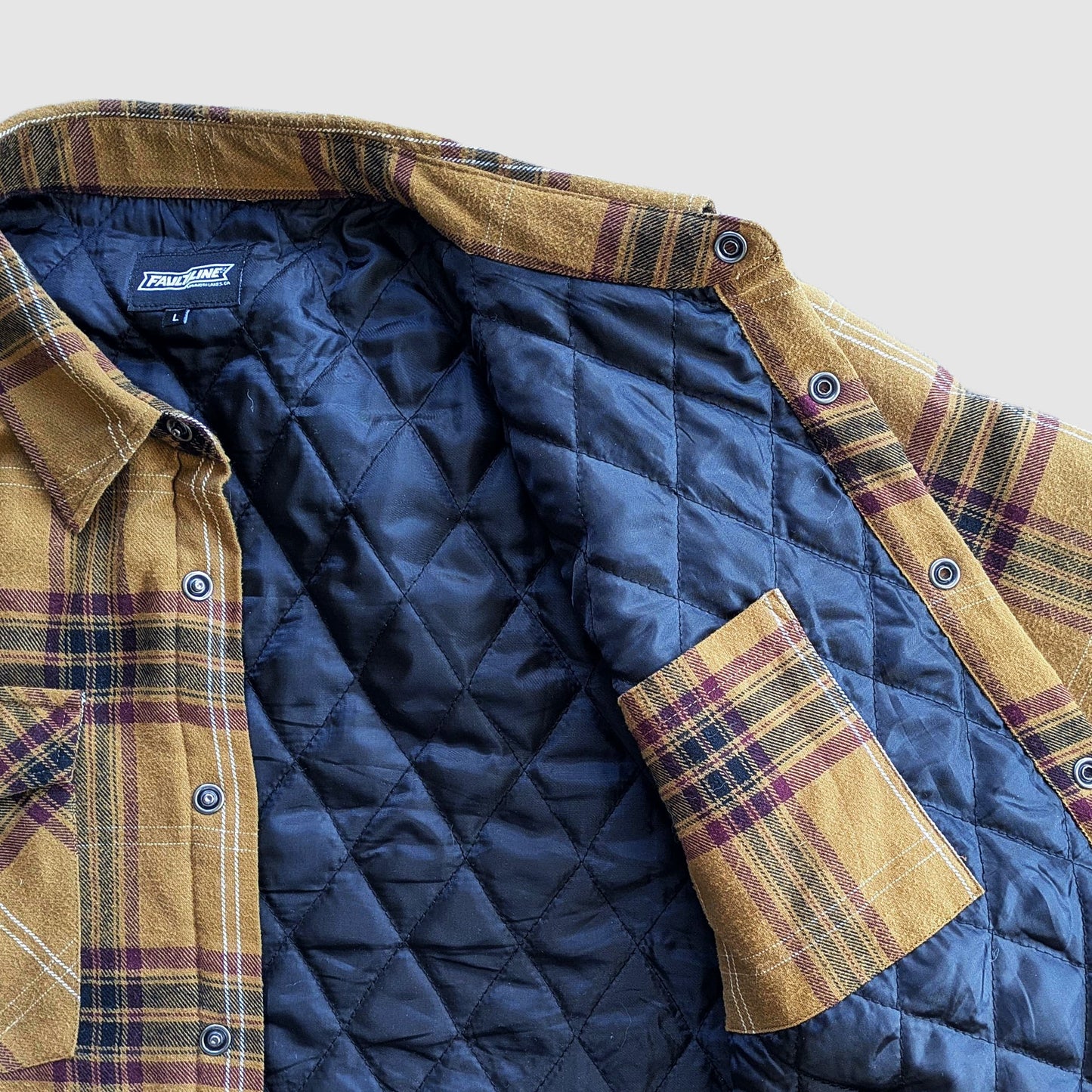 Juniper Insulated Flannel Shacket Dijon Maroon For Outdoors