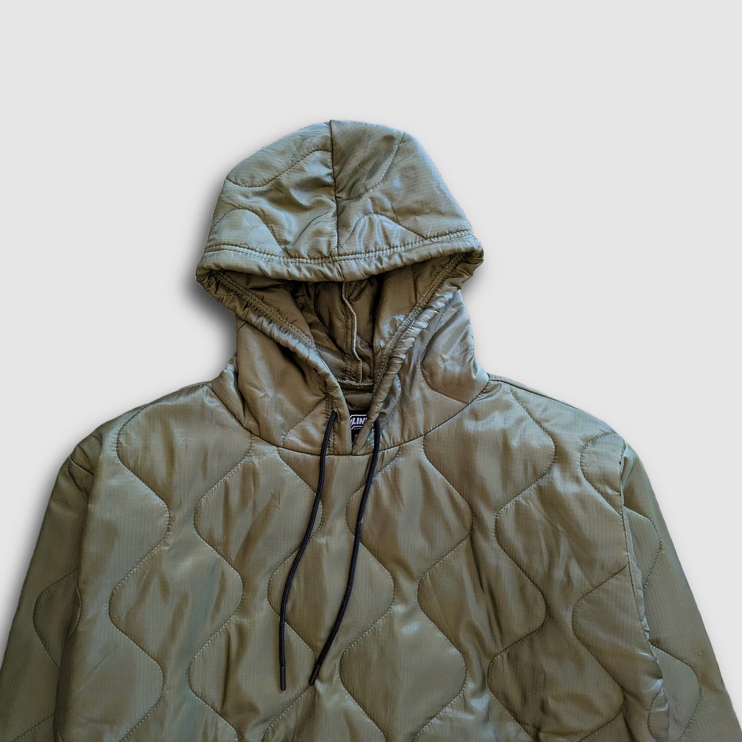Sherwin Puff Hoodie Olive Lightweight Outerwear