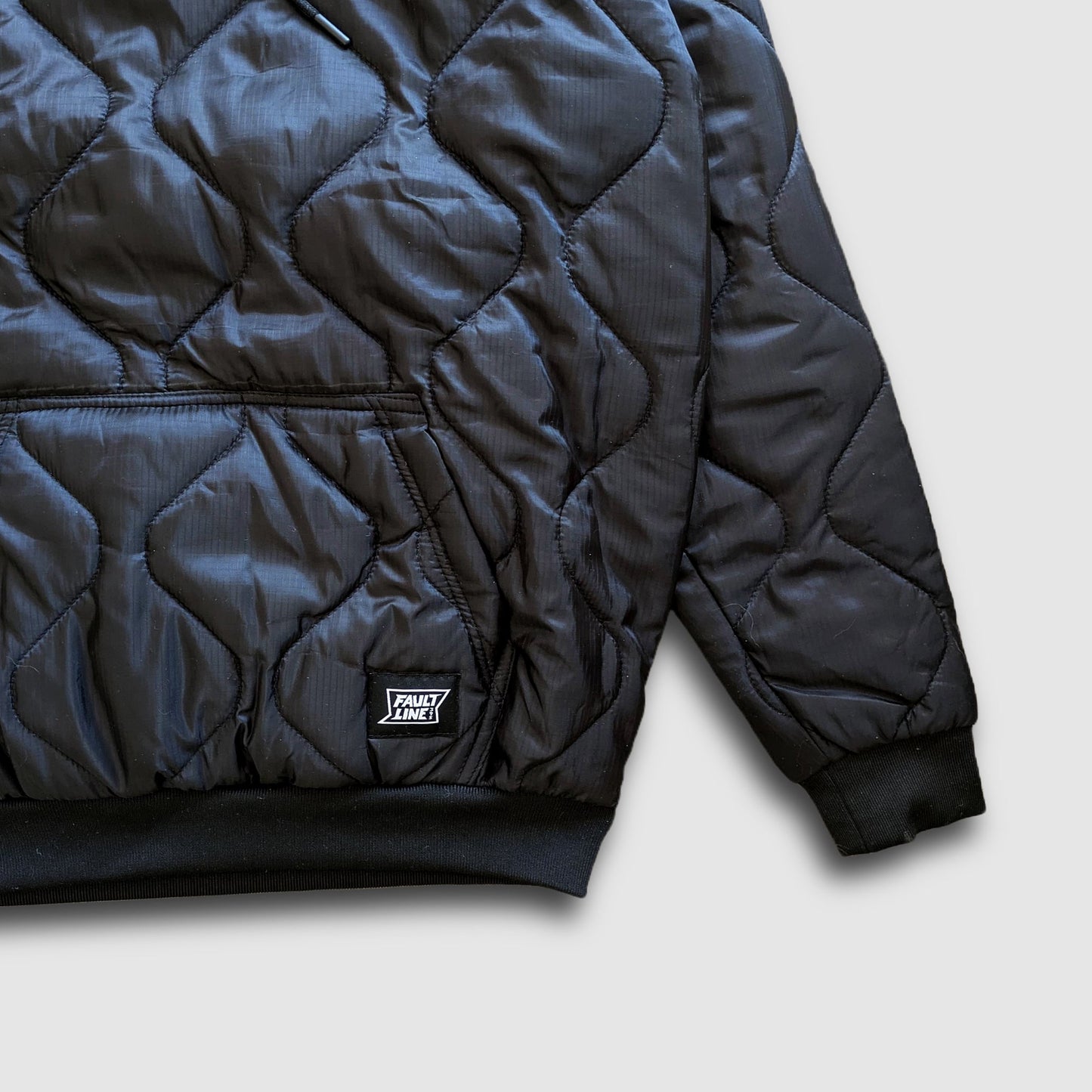 Sherwin Puff Hoodie Black Ripstop Insulated Outerwear