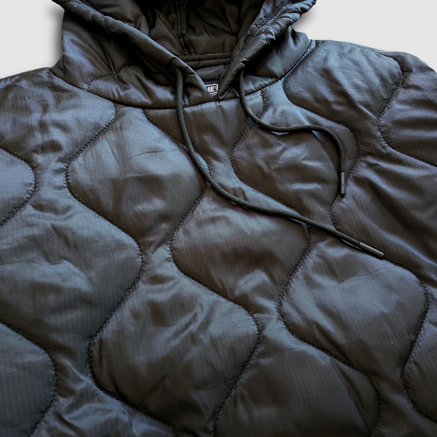 Sherwin Puff Hoodie Black Ripstop Insulated Outerwear