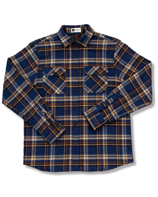 Field Grand Flannel Shirt Heavyweight Pecan Plaid for Men