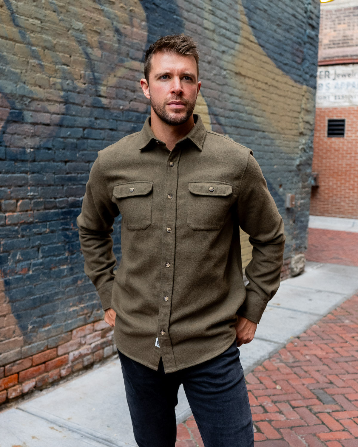 Grand Flannel Hemlock Cotton Shirt Heavyweight Best Selling