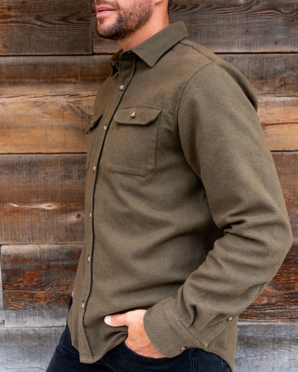 Grand Flannel Hemlock Cotton Shirt Heavyweight Best Selling