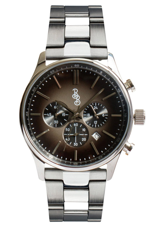 Gray Retro Chronograph by The Beyond Boring Watch Company