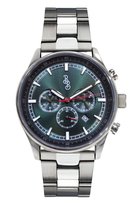 Green Sport Chronograph by The Beyond Boring Watch Company