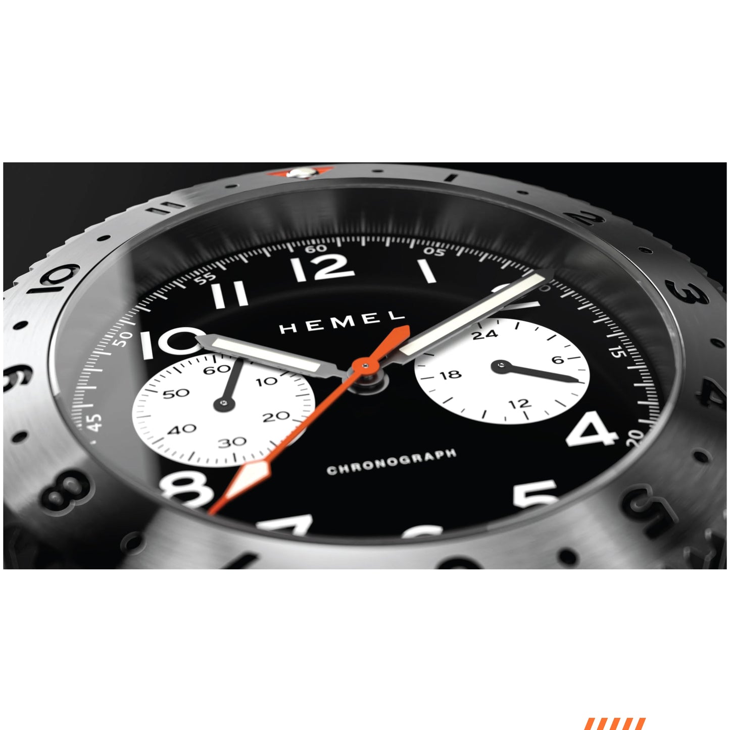 Hemel HFT20 VK64 Configuration Reverse Panda Hybrid Watch