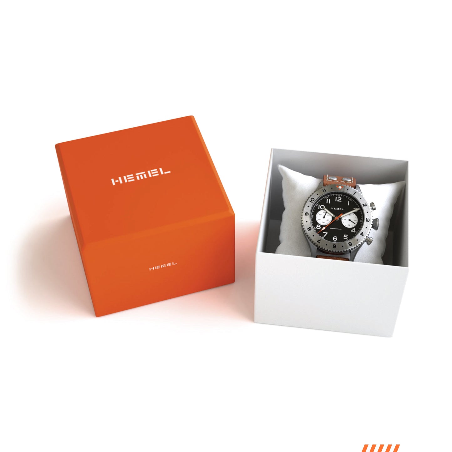Hemel HFT20 VK64 Configuration Reverse Panda Hybrid Watch