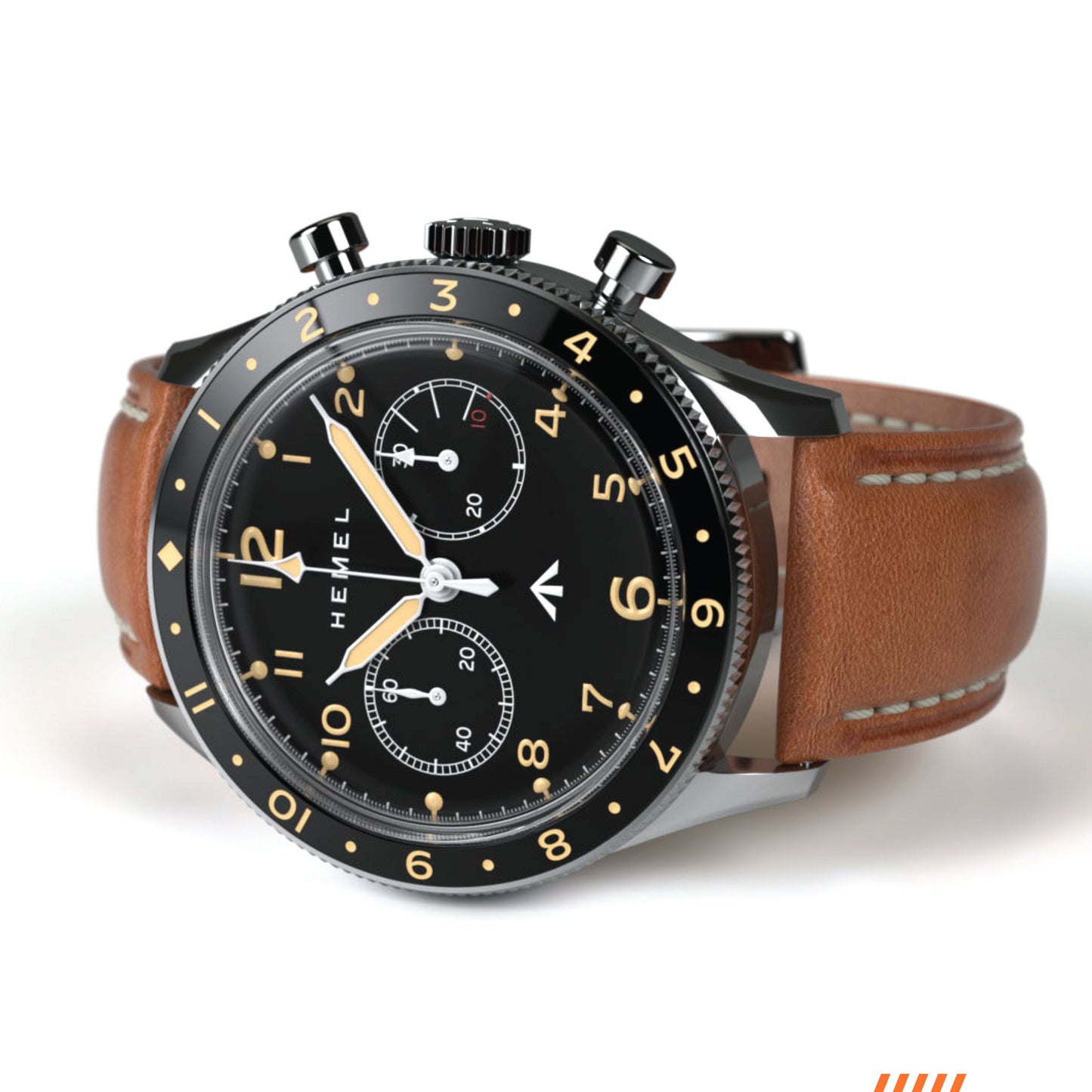 Hemel Airfoil Chronograph Pilot Watch From HF Series