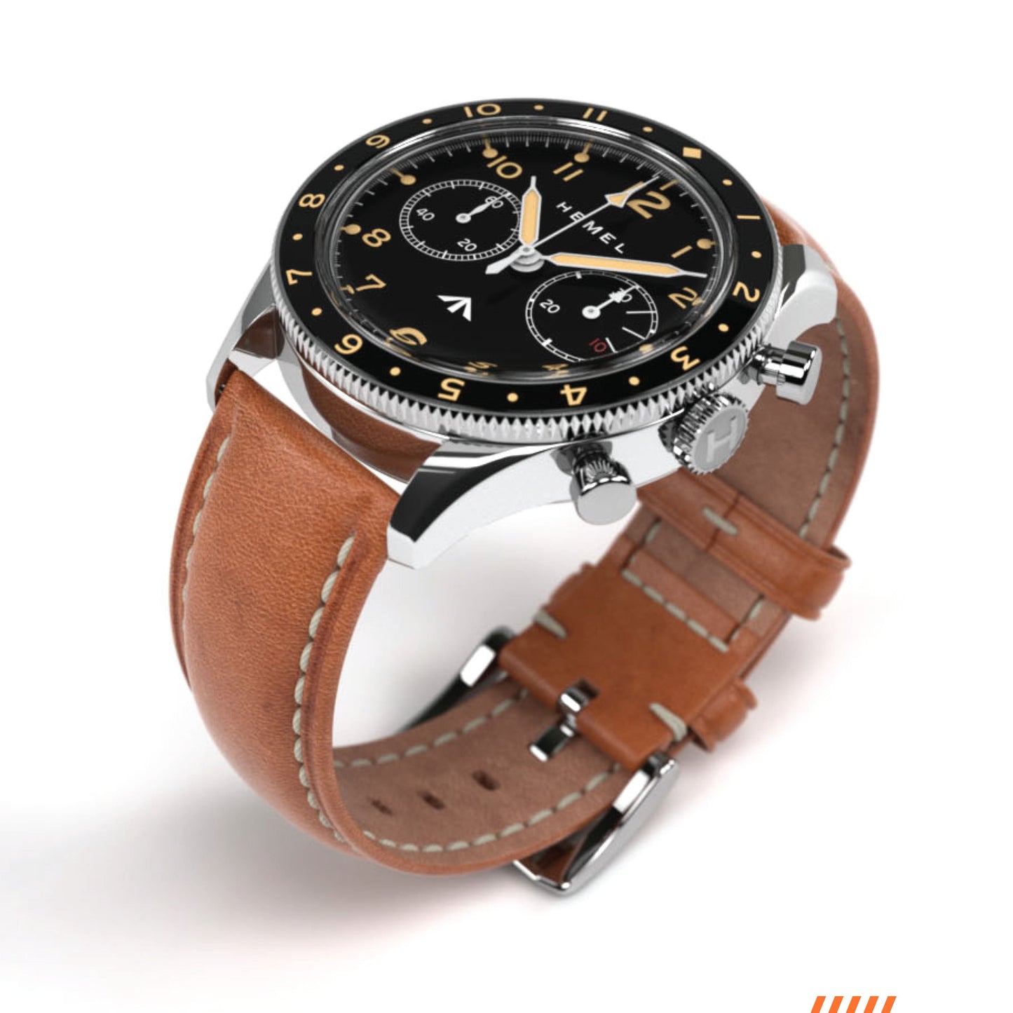 Hemel Airfoil Chronograph Pilot Watch From HF Series