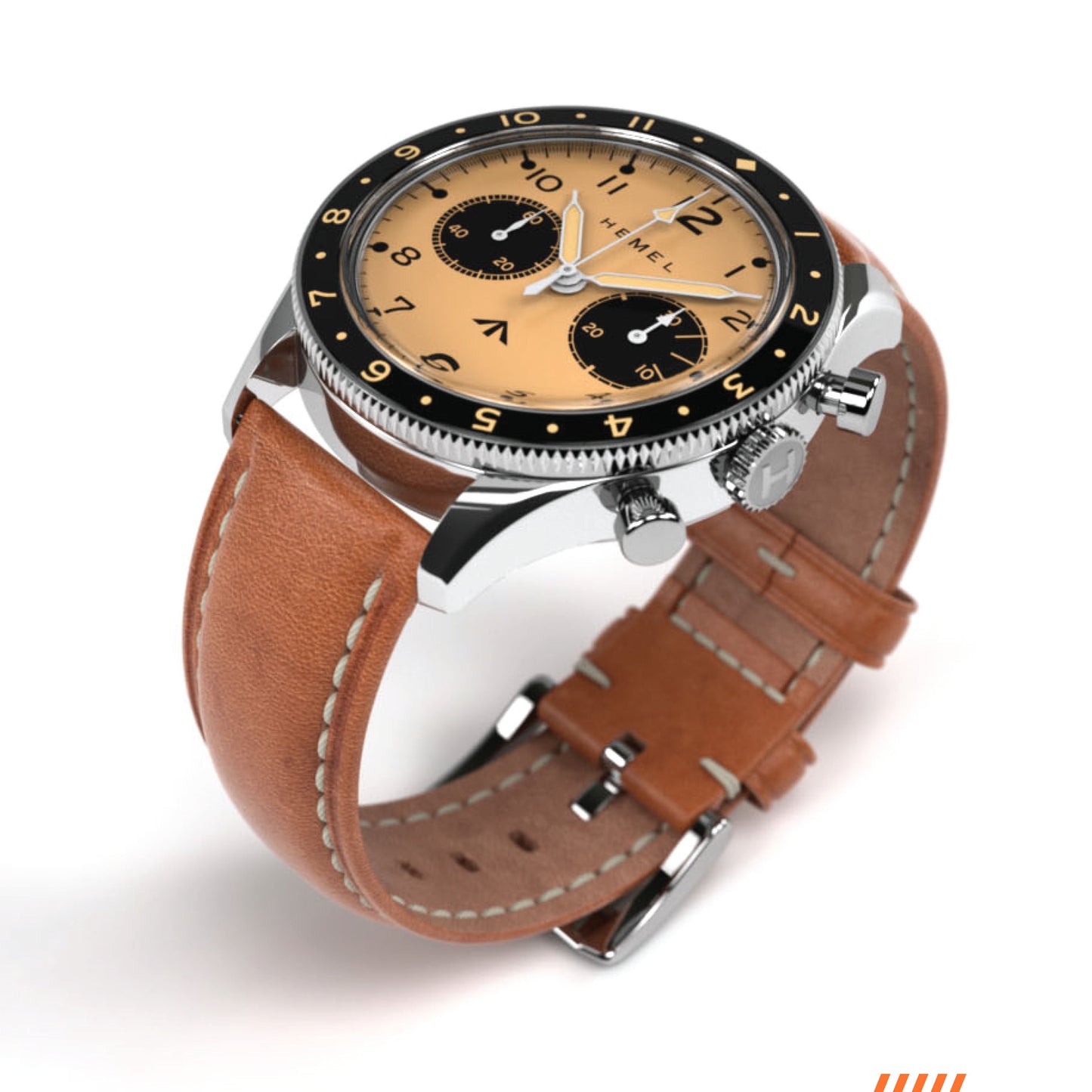Hemel Airfoil Chronograph Pilot Watch From HF Series