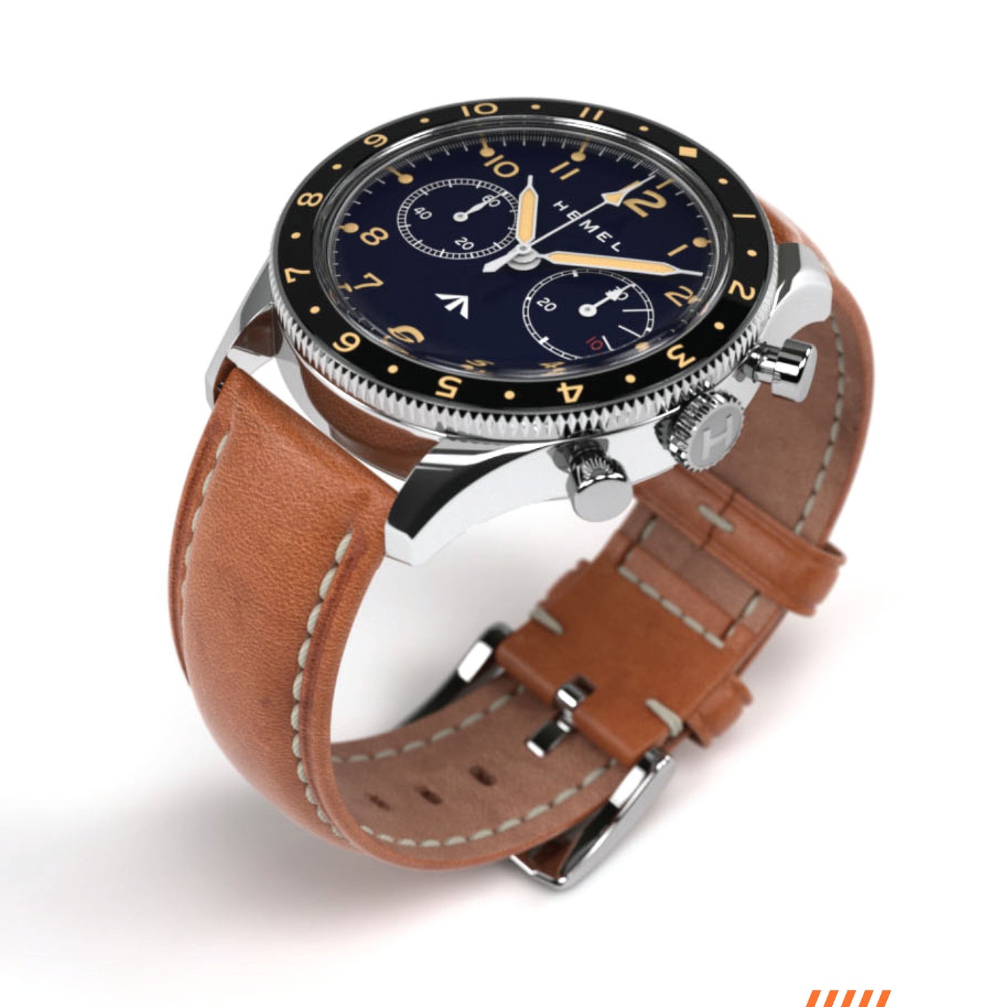 Hemel Airfoil Chronograph Pilot Watch From HF Series