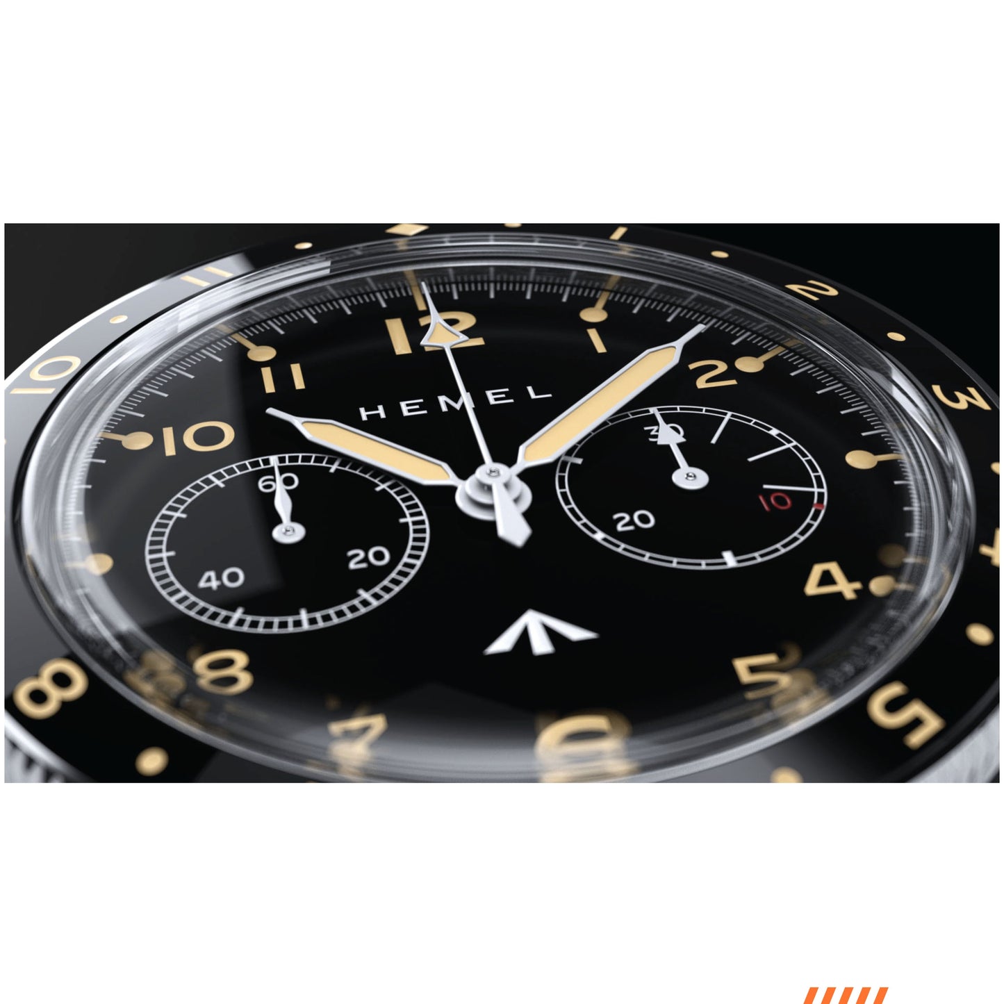 Hemel Airfoil Chronograph Pilot Watch From HF Series