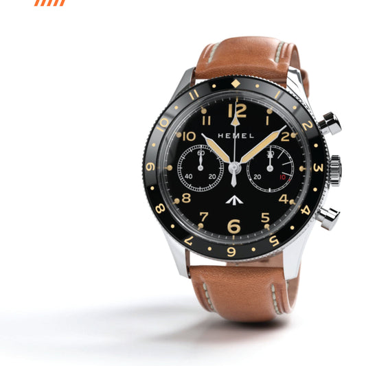 Hemel Airfoil Chronograph Pilot Watch From HF Series