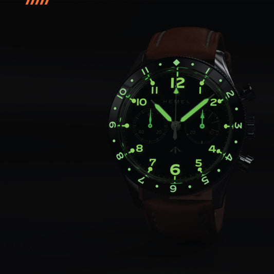 Hemel Airfoil Chronograph Pilot Watch From HF Series