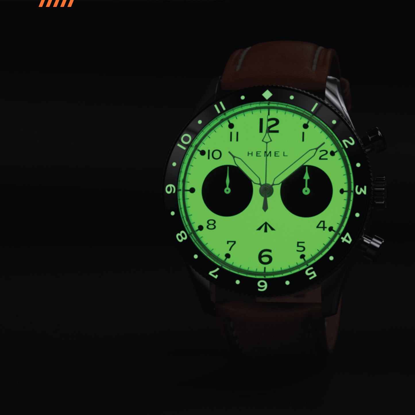 Hemel Airfoil Chronograph Pilot Watch From HF Series