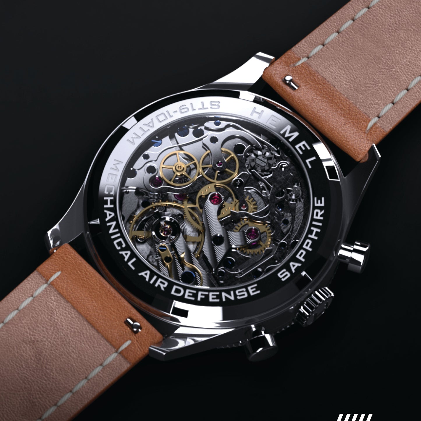 Hemel Air Defense Manual Winding Chronograph Watch