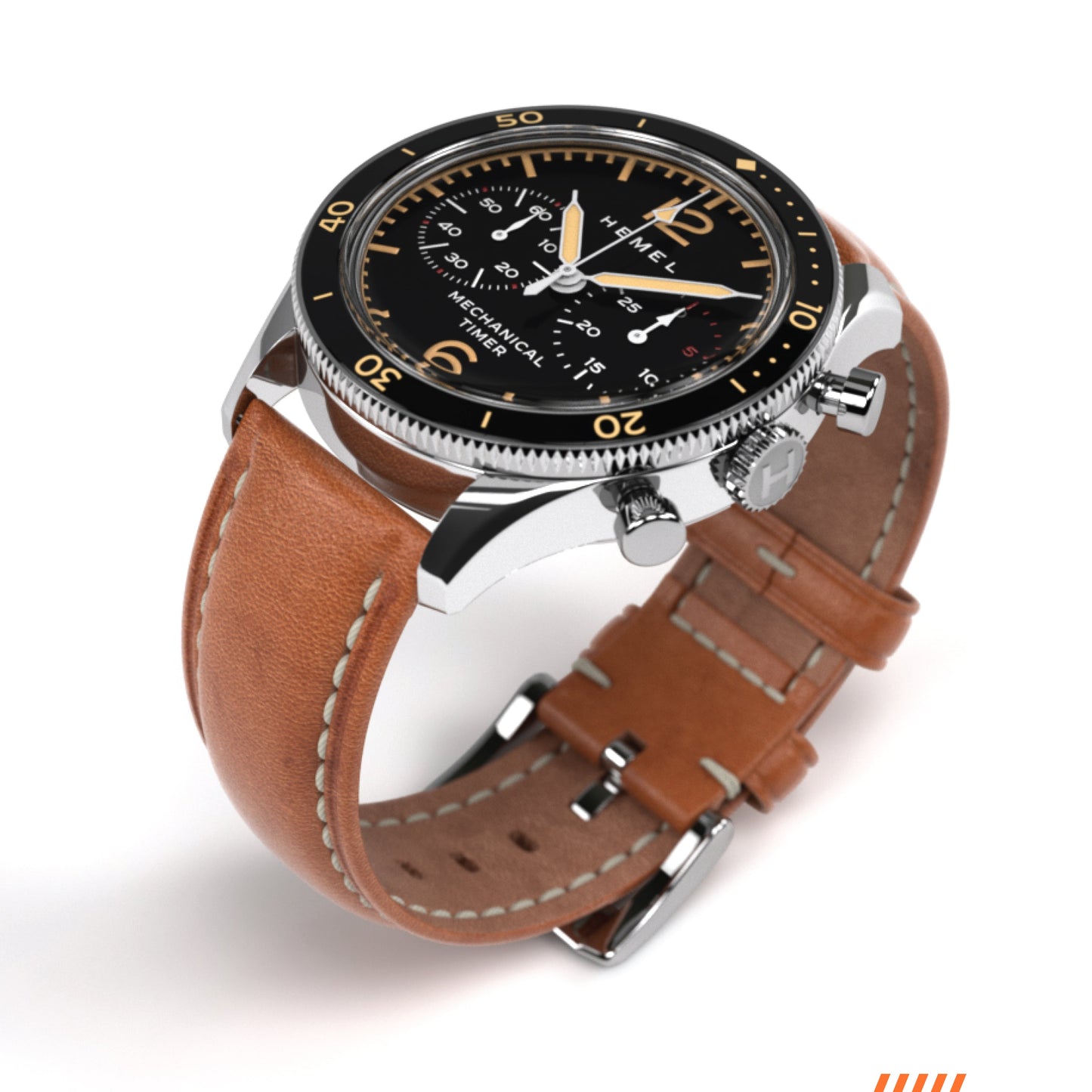 Hemel Air Defense Manual Winding Chronograph Watch