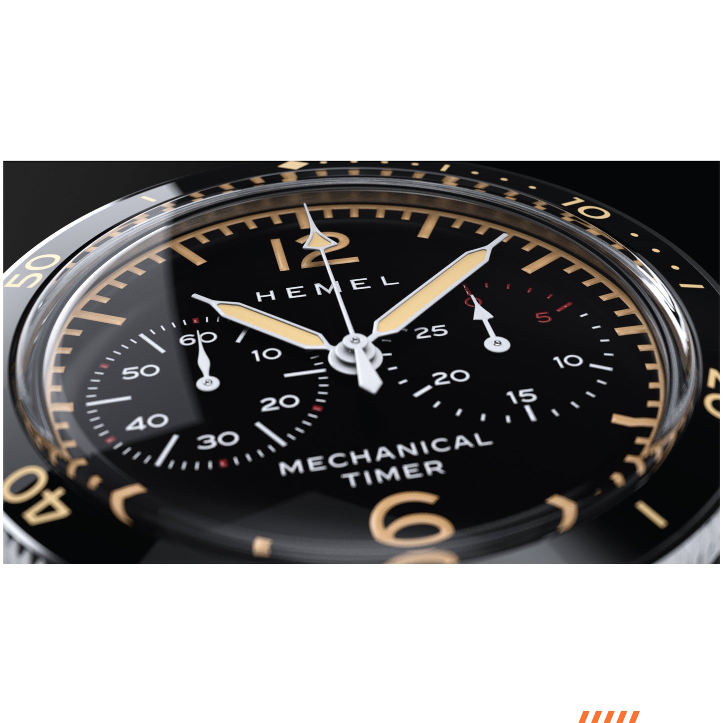 Hemel Air Defense Manual Winding Chronograph Watch